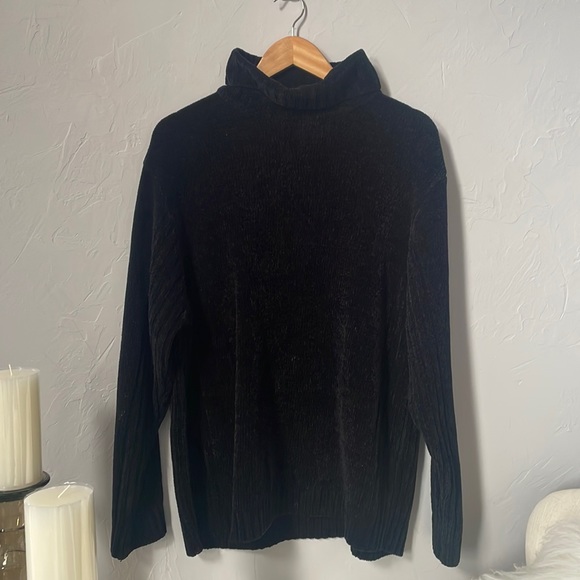 Cortina Men's Black Turtle Neck Sweater - Picture 1 of 6